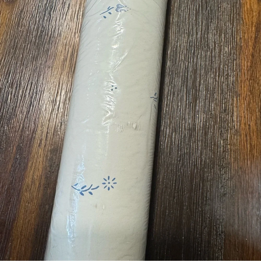 Vintage Imperial Wallcoverings‎ GM1245 New Country Gear Blue Floral Double Roll